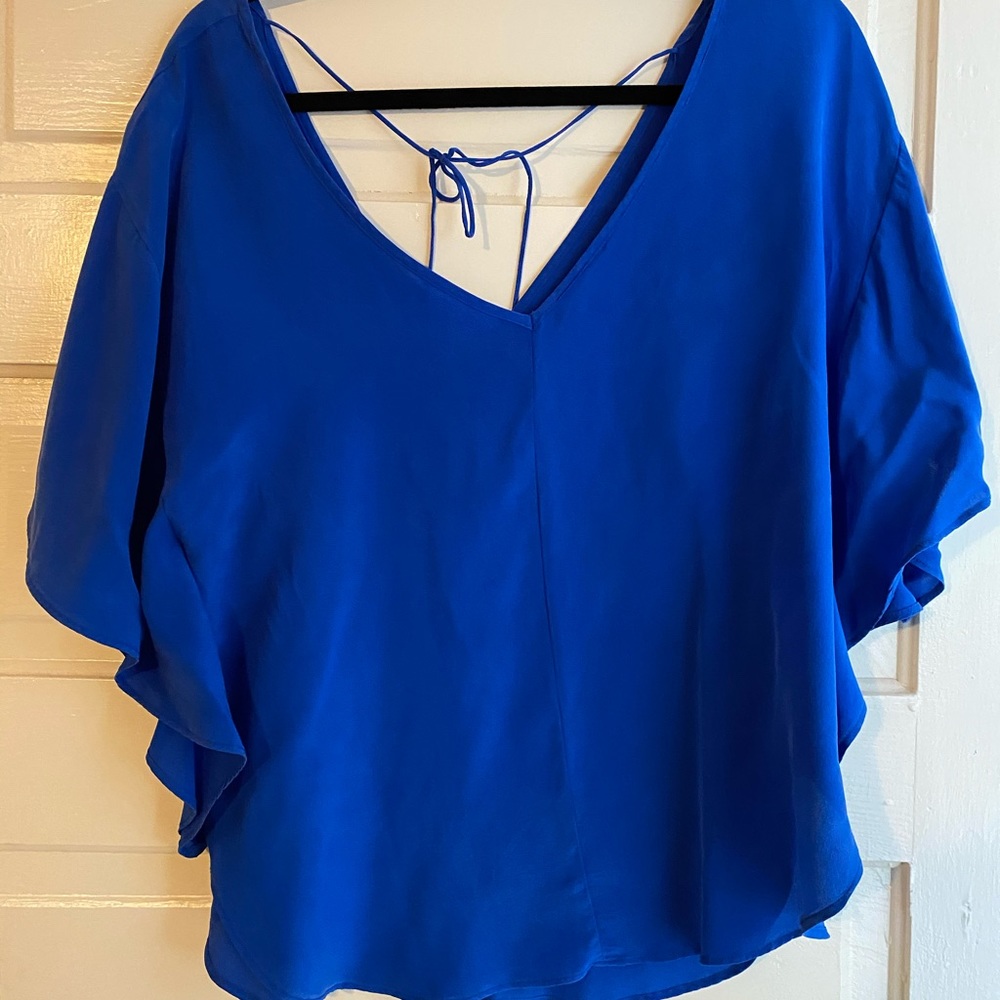 Amanda Uprichard royal blue top